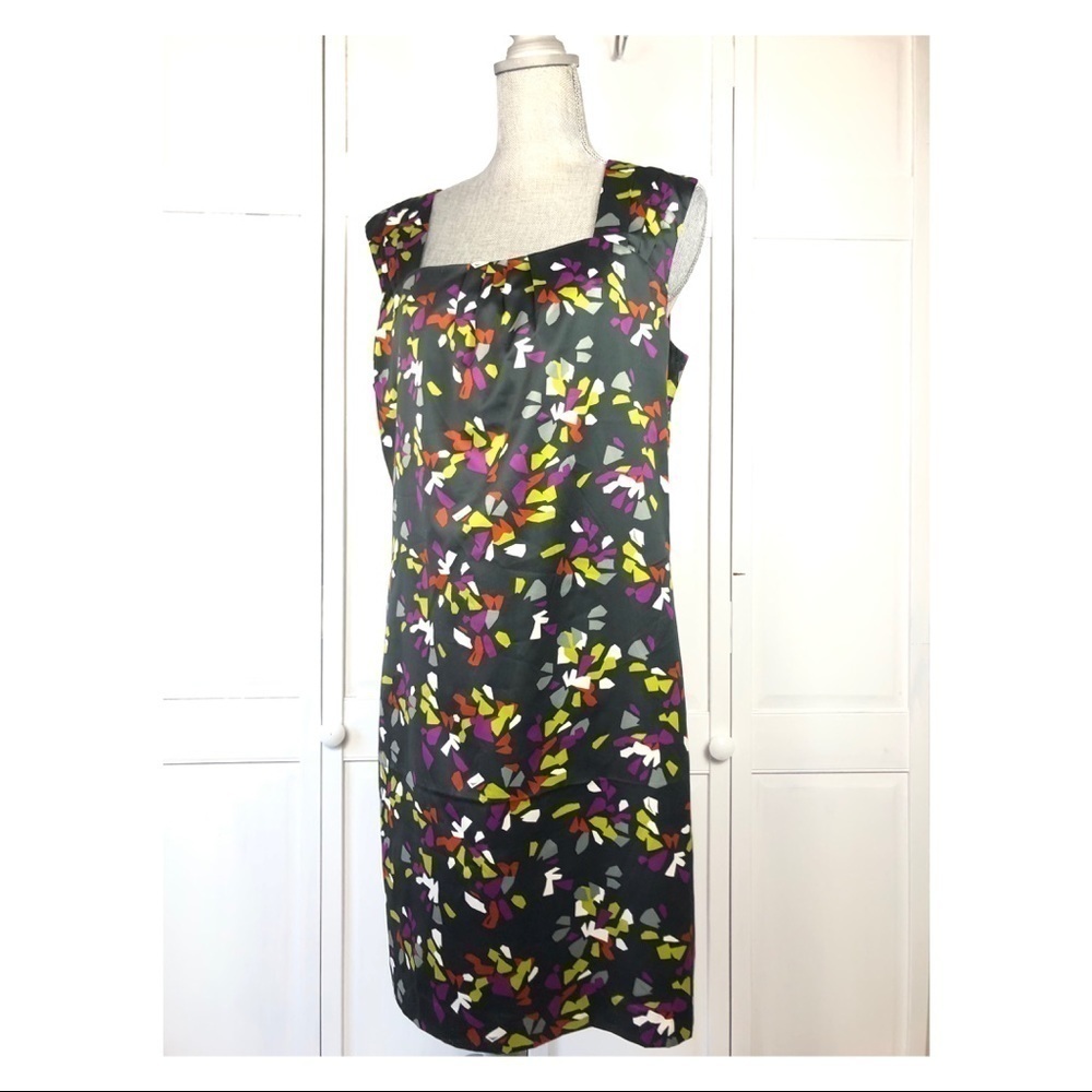 BANANA REPUBLIC GRAY DRESS Women’s Dress Size 14 l